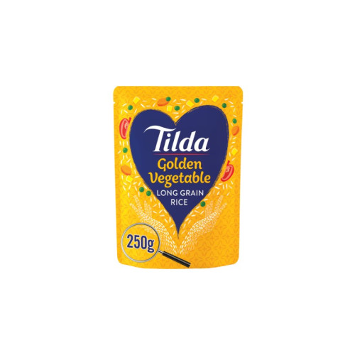 TILDA VEGETABLE GOLDEN STEAMED RICE 1x6x250G