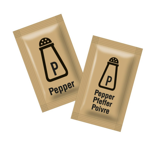 CATERERS KITCHEN BLACK PEPPER SACHETS 1x2000s