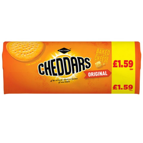 MCVITIES CHEDDARS BISCUIT 1x12x150G PMP &Acirc;&pound;1.59