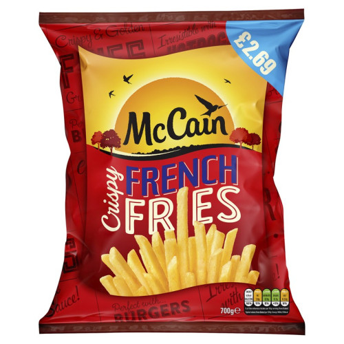 MCCAIN FRENCH CRISPY FRIES 15x700G PMP &Acirc;&pound;2.69