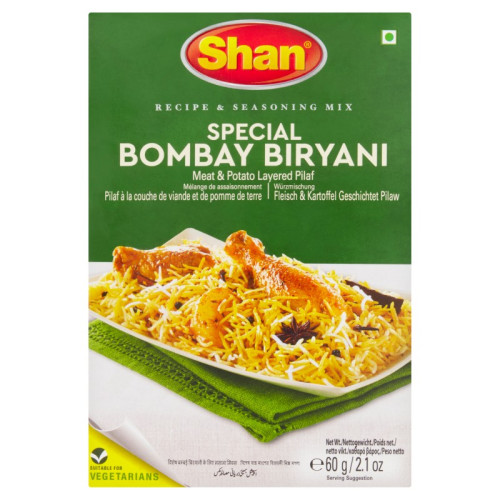 SHAN BOMBAY BIRYANI MASALA 1x12x60G