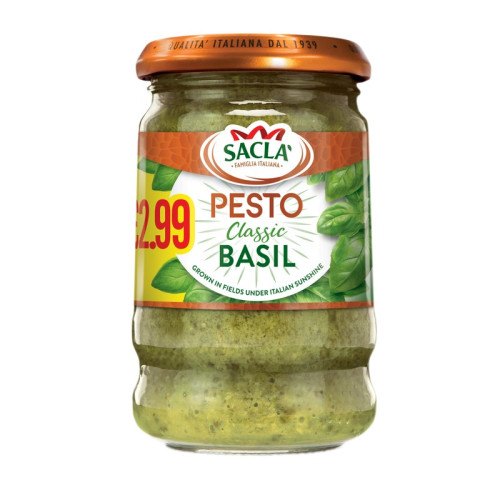 SACLA PESTO CLASSIC BASIL 1x6x190G PMP &Acirc;&pound;2.99