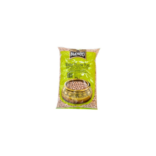 NATCO WHOLE YELLOW PEAS TIN 1x6x2KG