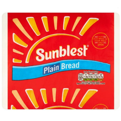 SUNBLEST WHITE MEDIUM BREAD 1x800G