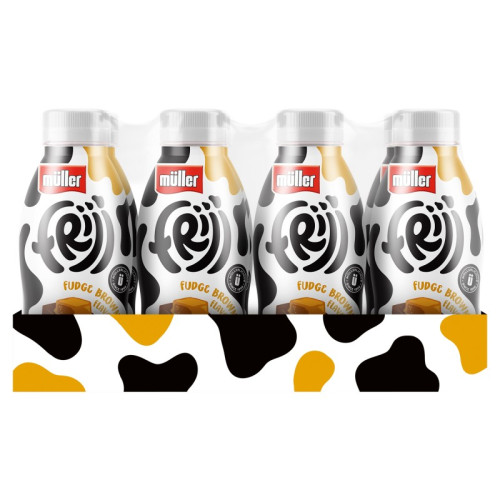 FRIJ MILKSHAKE FUDGE BROWNIE BOTTLE 1x12x330ML