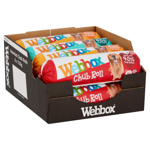 WEBBOX CHUB ROLL ASSORTED FLAVOUR 1x15x720G