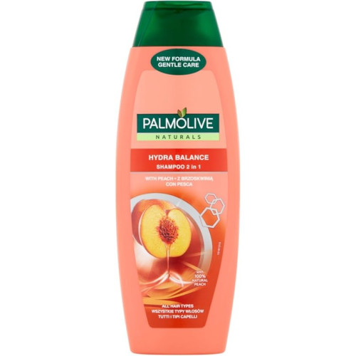 PALMOLIVE NATURALS PEACH 2 IN 1 SHAMPOO 1x6x350ML PMP &Acirc;&pound;1.25