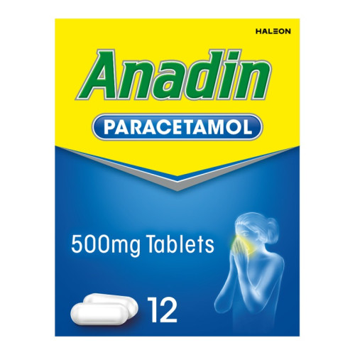 ANADIN PARACETEMOL TABLETS 1x16x12s