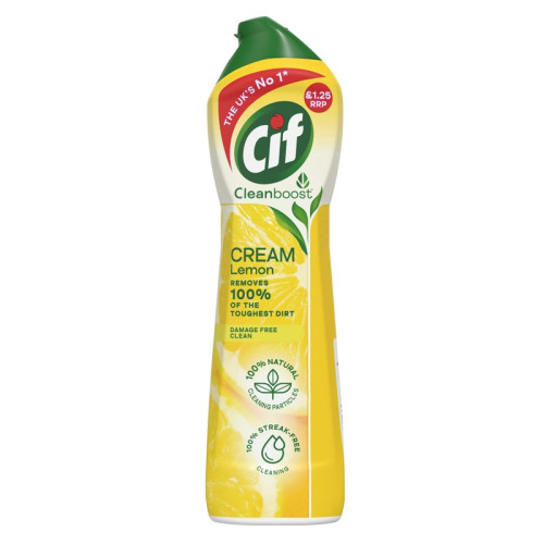 CIF CREAM LEMON 1x8x500ML PMP &Acirc;&pound;1.69