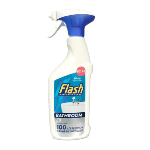 FLASH BATHROOM CLEANING SPRAY 1x10x500ML PMP &Acirc;&pound;2.49