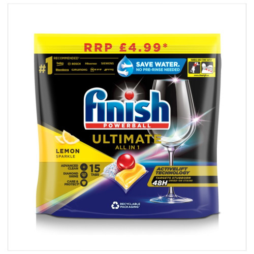 FINISH QUANTUM ULTIMATE DISHWASHER TABLETS 1x7x15s PMP &Acirc;&pound;4.99