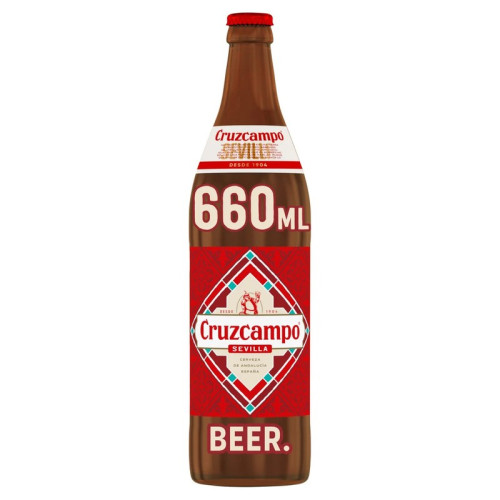 CRUZCAMPO LAGER BOTTLE 1x12x660ML