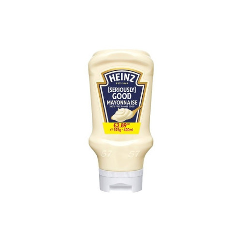 HEINZ SERIOUSLY GOOD MAYONNAISE 1x6x400ML PMP &Acirc;&pound;2.89