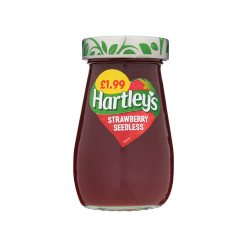 HARTLEYS SEEDLESS STRAWBERRY JAM 1x6x300G PMP &Acirc;&pound;1.99