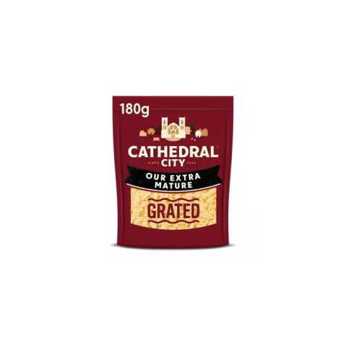 CATHEDRAL CITY GRATED MATURE CHEDDAR CHEESE 1x180G