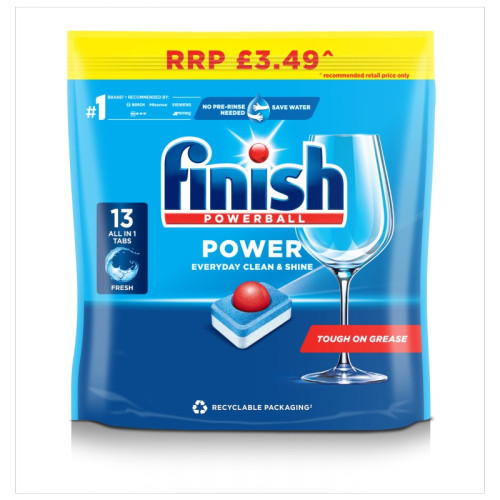 FINISH ALL IN ONE DISHWASHER TABLETS 1x13s PMP &Acirc;&pound;3.49