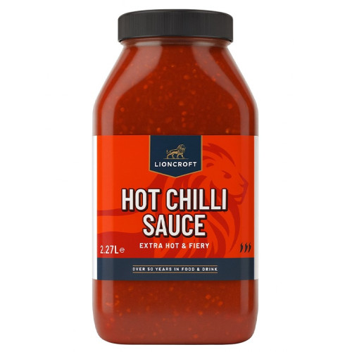 LIONCROFT EXTRA HOT CHILLI SAUCE 2x2.27L