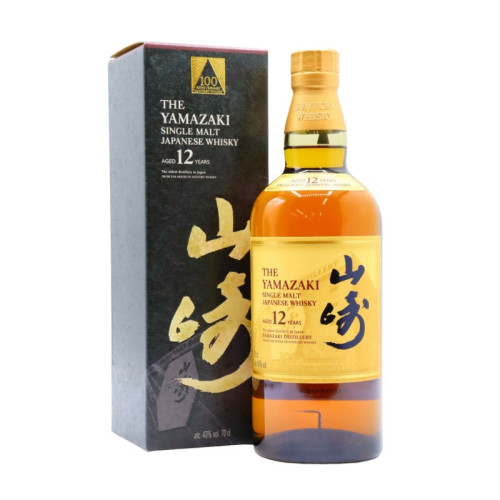 YAMAZAKI 100TH ANNIVERSARY EDITION 12 YEAR WHISKEY BOTTLE 1x70CL