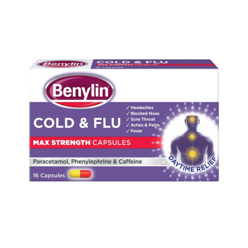BENYLIN COLD & FLU CAPSULES 6x6x16s
