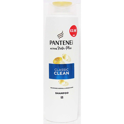 PANTENE CLASSIC CLEAN SHAMPOO 6x6x270ML PMP &Acirc;&pound;2.99