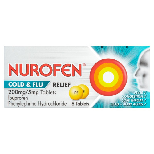 NUROFEN COLD & FLU 1x12x8s