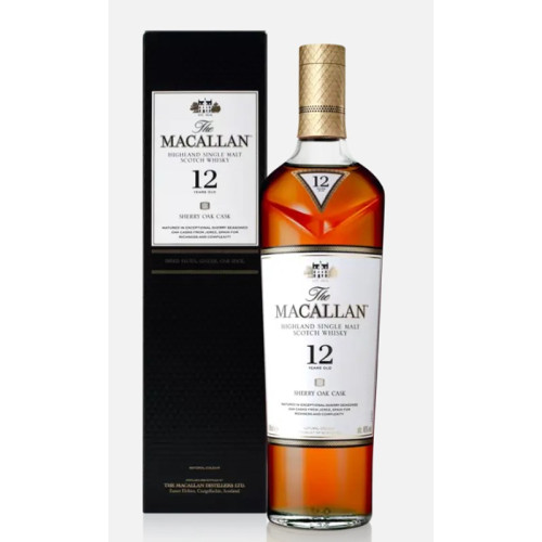 MACALLAN SHERRY OAK 12 YEAR WHISKY BOTTLE 6x70CL