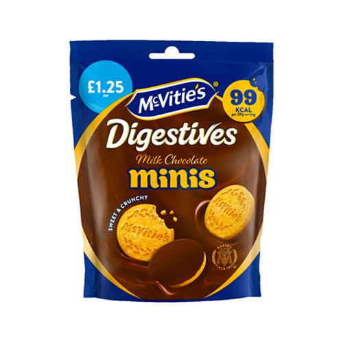 MCVITIES MILK CHOCOLATE DIGESTIVES BISCUIT 1x6x80G PMP &Acirc;&pound;1.25