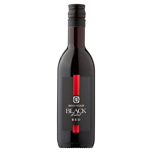 MCGUIGAN BLACK LABEL RED WINE BOTTLE 1x12x18.7CL