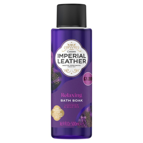 IMPERIAL LEATHER RELAXING BATH SOAK 1x4x500ML PMP &Acirc;&pound;1.59