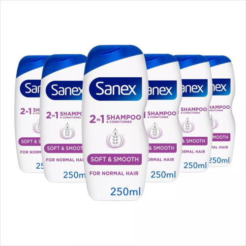SANEX ANTI DANDRUFF SHAMPOO 1x6x250ML PMP &Acirc;&pound;2
