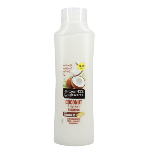 ALBERTO BALSAM COCONUT SHAMPOO 1x6x350ML PMP &Acirc;&pound;1.2