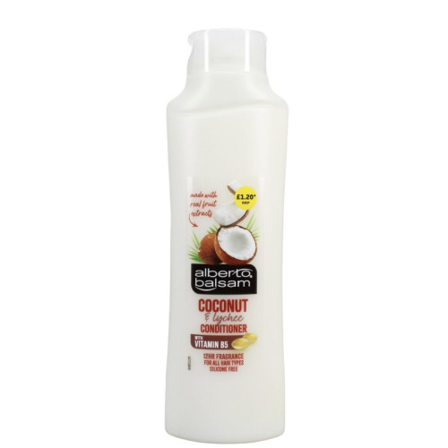 ALBERTO BALSAM COCONUT CONDITIONER 1x6x350ML PMP &Acirc;&pound;1.2