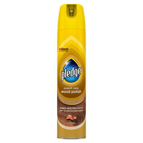 PLEDGE WOOD POLISH CLEANING SPRAY 1x6x250ML PMP &Acirc;&pound;1.99