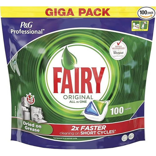 FAIRY PROFESSIONAL ALL IN ONE ORIGINAL DISHWASH CONCENTRATE 1x2x100s
