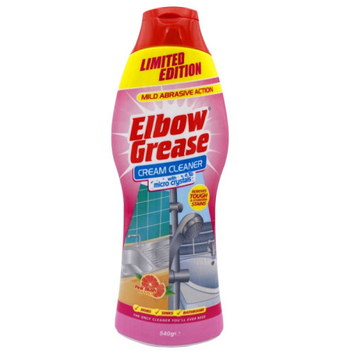 ELBOW CREAM PINK KITCHEN CLEANER 1x12x540G