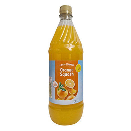 LOCAL LIVING SQUASH ORANGE NO ADDED SUGAR BOTTLE 1x6x1L PMP &Acirc;&pound;1