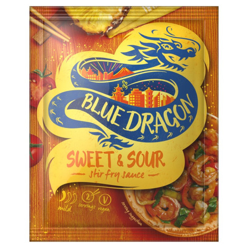 BLUE DRAGON SWEET & SOUR STIR FRY SAUCE 1x12x120G