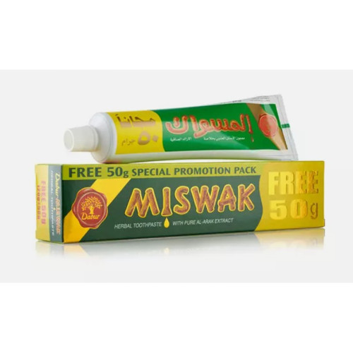 DABUR MISWAK TOOTHPASTE 1x12x50G + 25G FREE