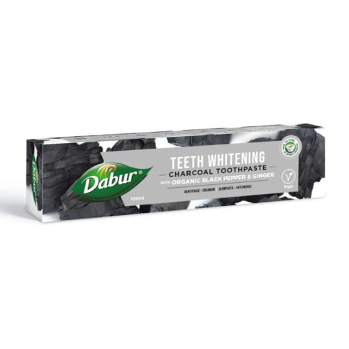 DABUR ORGANIC CHARCOAL TOOTHPASTE 1x6x100ML
