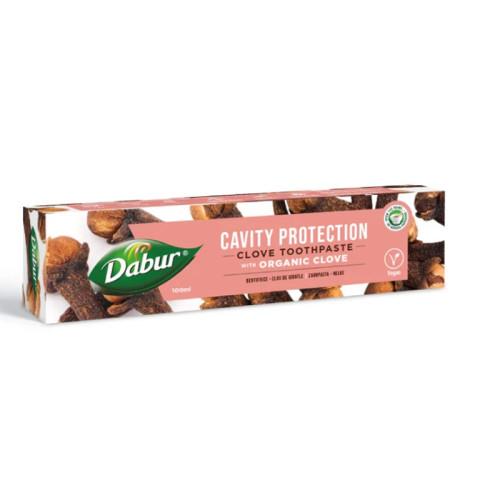 DABUR ORGANIC CLOVE TOOTHPASTE 12x6x100ML