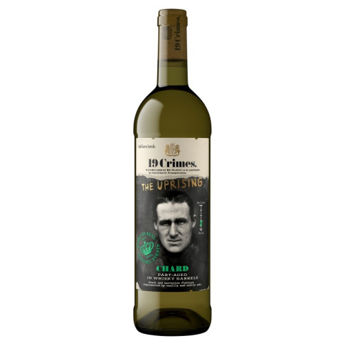 19 CRIMES UPRISING CHARDONNAY WHITE WINE BOTTLE 1x75CL