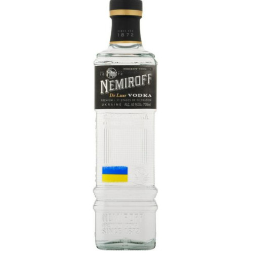 NEMIROFF DELUXE VODKA BOTTLE 1x70CL
