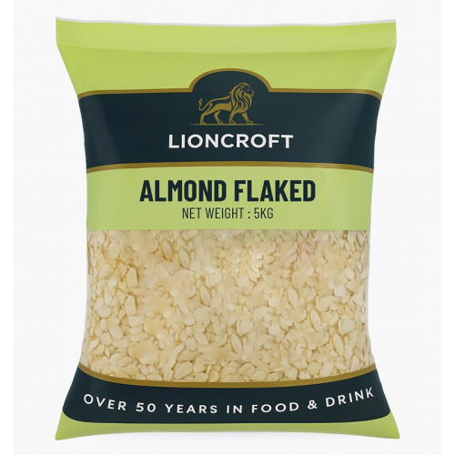 LIONCROFT FLAKED ALMONDS 1x5KG