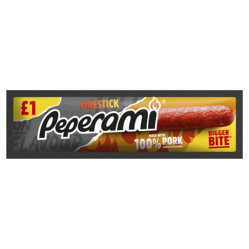 PEPERAMI FIRESTICK SAUSAGES 1x20x28G PMP &Acirc;&pound;1.25