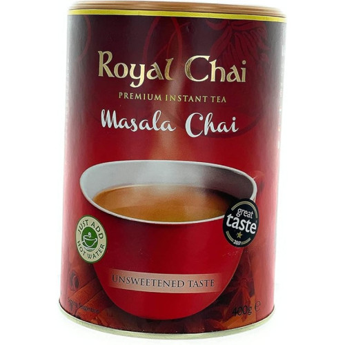 ROYAL CHAI PREMIUM MASALA CHAI UNSWEETENED INSTANT TEA 1x8x180G