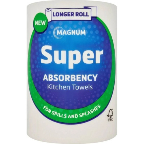 MAGNUM MIGHTY BLUE 3 PLY KITCHEN TOWELS 1x4x70s PMP &Acirc;&pound;3.99