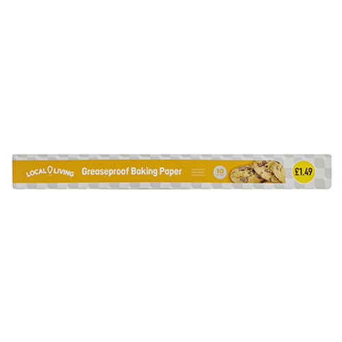LOCAL LIVING PARCHMENT PAPER 1x12x10M PMP &Acirc;&pound;1.49