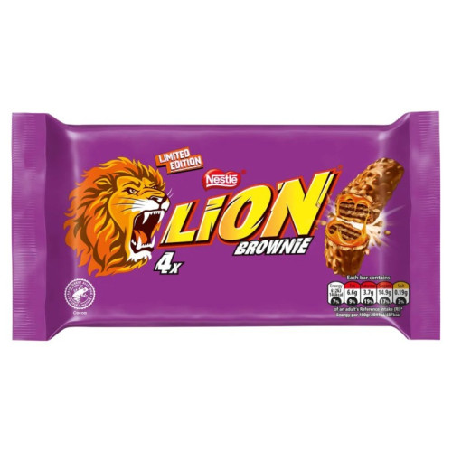 LION BROWNIE CHOCOLATE 4 PACK 1x10x30G