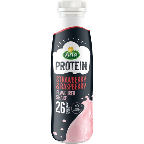 ARLA STRAWBERRY & RASPBERRY MILKSHAKE 1x8x482ML