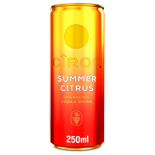 CIROC SUMMER CITRUS READY TO DRINK CAN 1x12x250ML